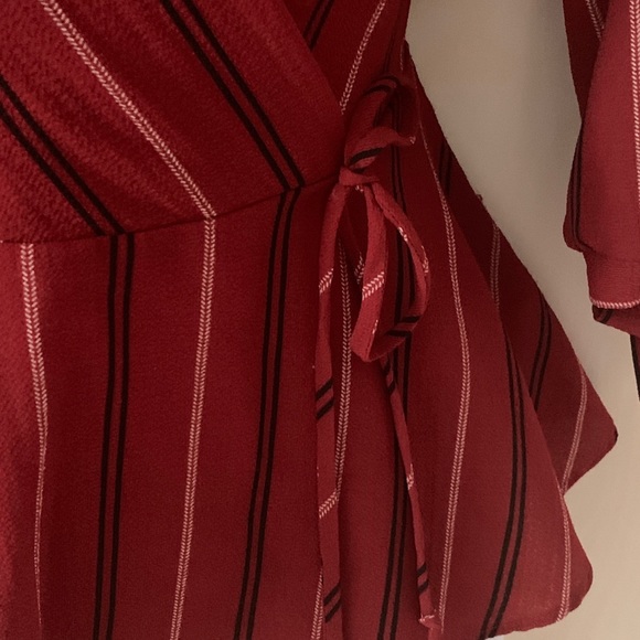 Monteau Red Wrapped Shirt - Picture 6 of 6